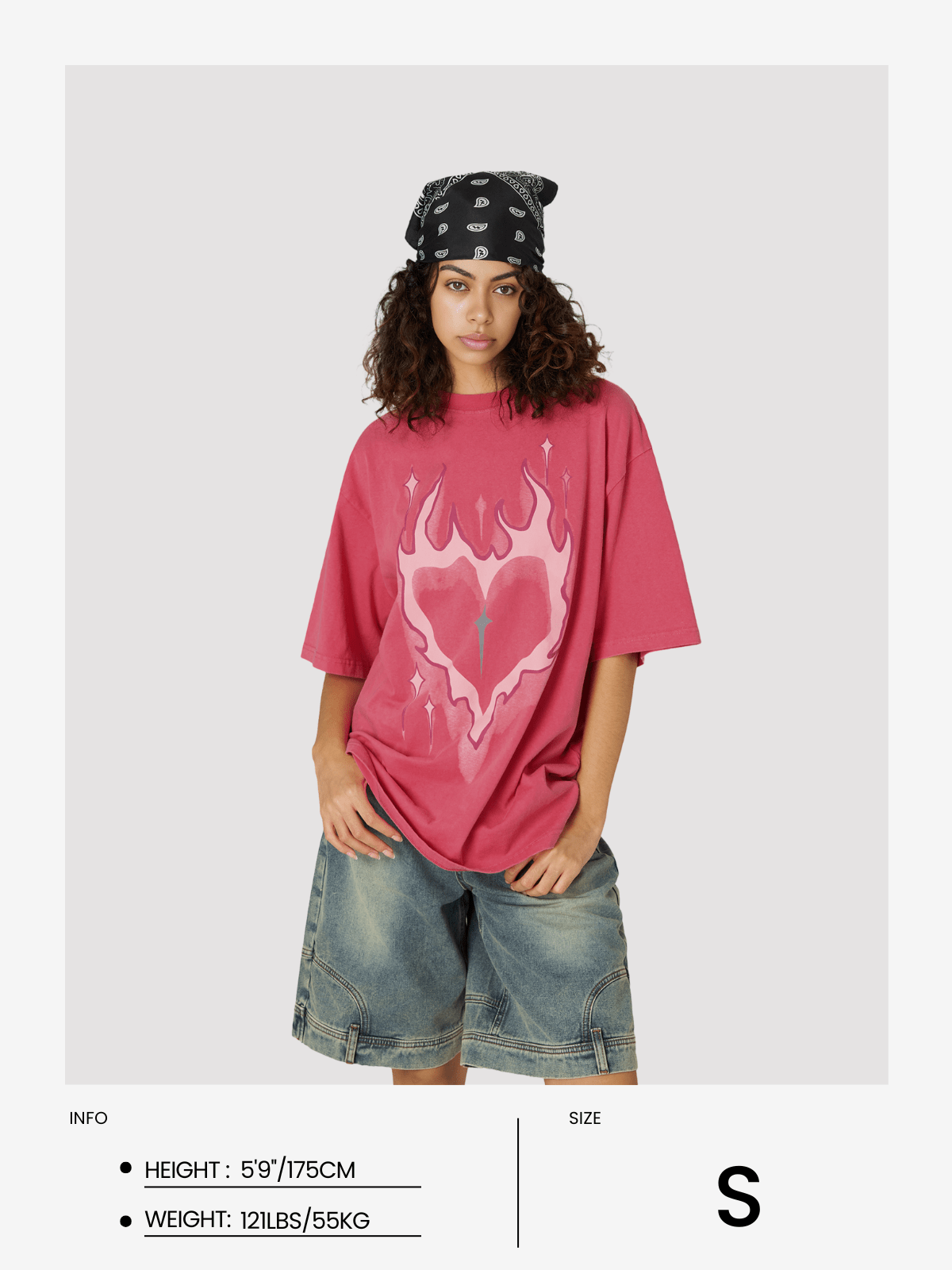 Aelfric Eden Heart Flame Graphic Tee - Image 13