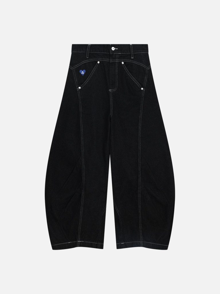 Aelfric Eden Wrinkle Seam Super Baaggy Barrel Jeans