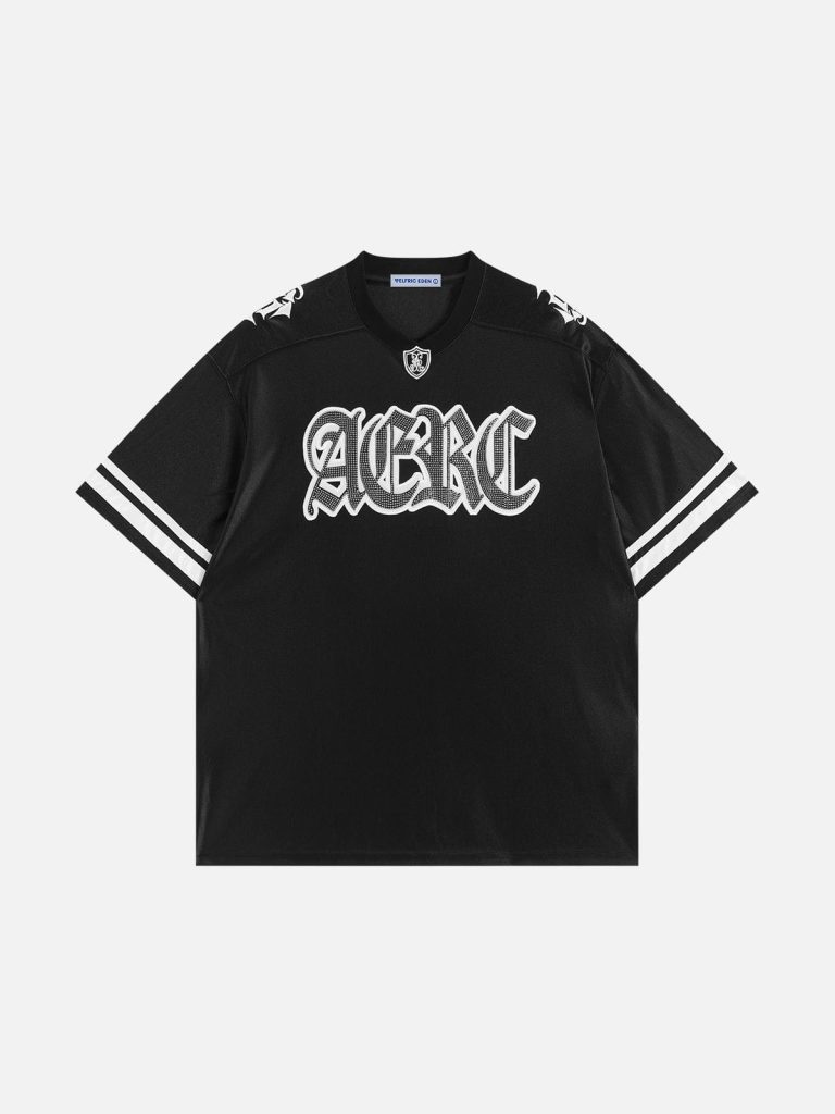 Aelfric Eden Hotfix Rhinestone Football Jersey