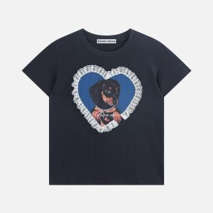 Aelfric Eden Lace Dog Boxy Tee