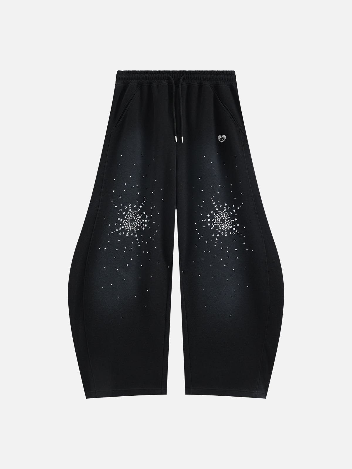 Aelfric Eden Floral Rhinestone Super Baaggy Barrel Sweatpants