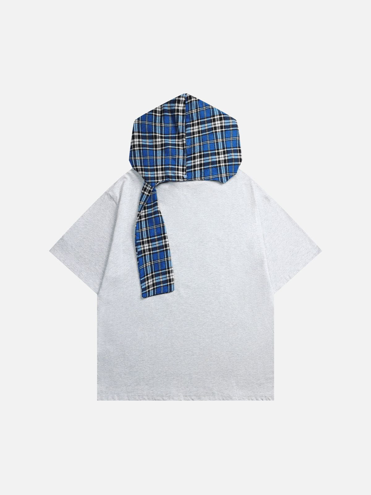 Aelfric Eden Plaid Detachable Hooded Tee - Image 6