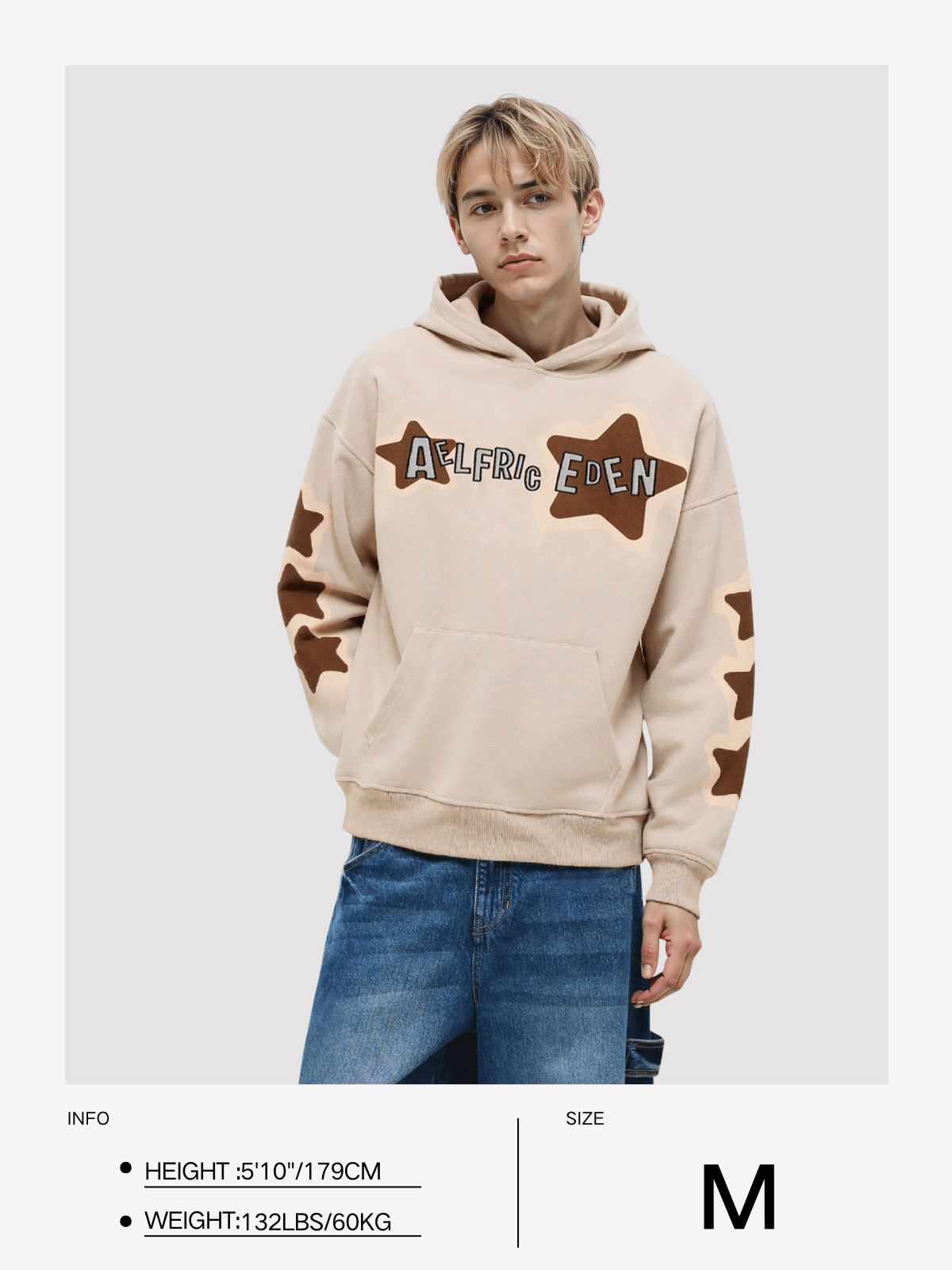 Aelfric Eden Applique Embroidery Eden Star Pullover Hoodie - Image 13