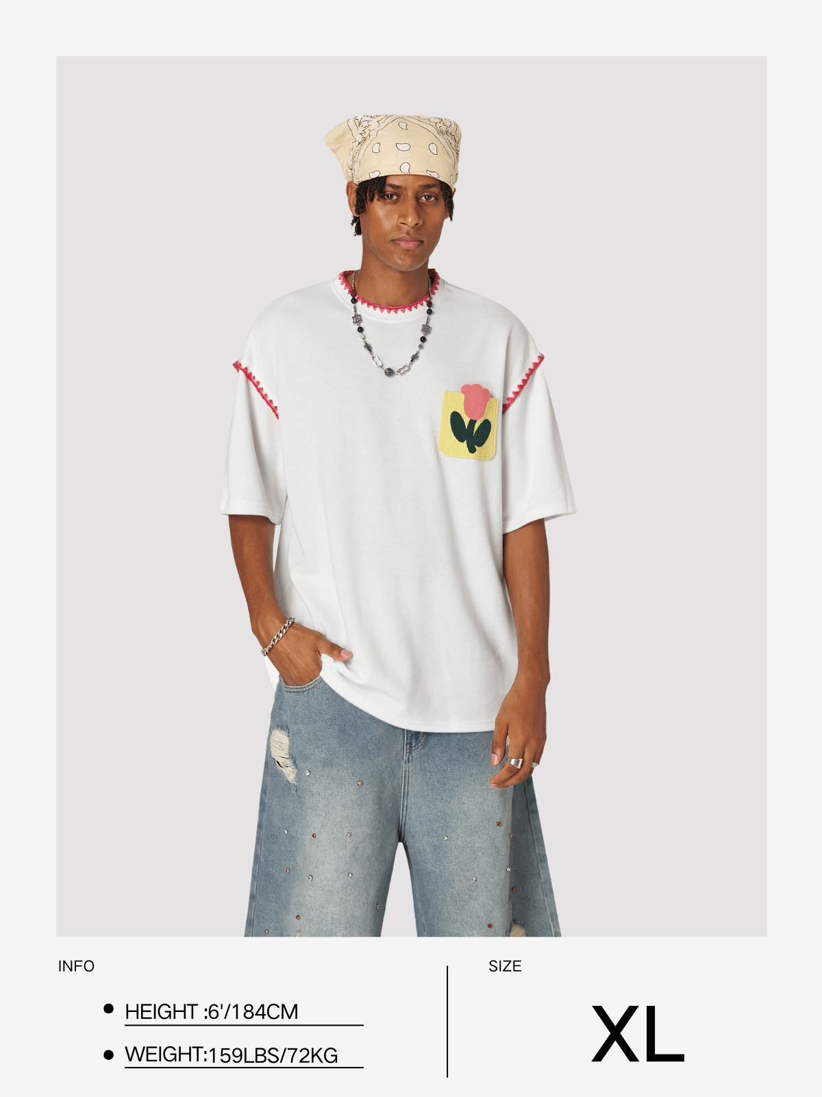 Aelfric Eden Crochet Floral Pocket Tee - Image 12