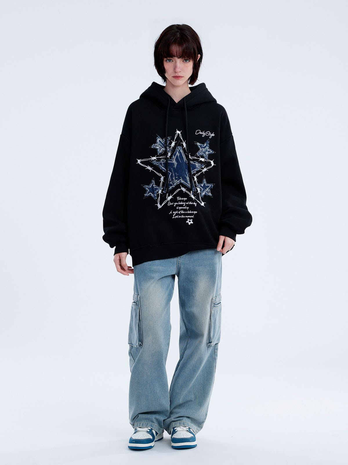 Aelfric Eden Star Applique Hoodie - Image 6