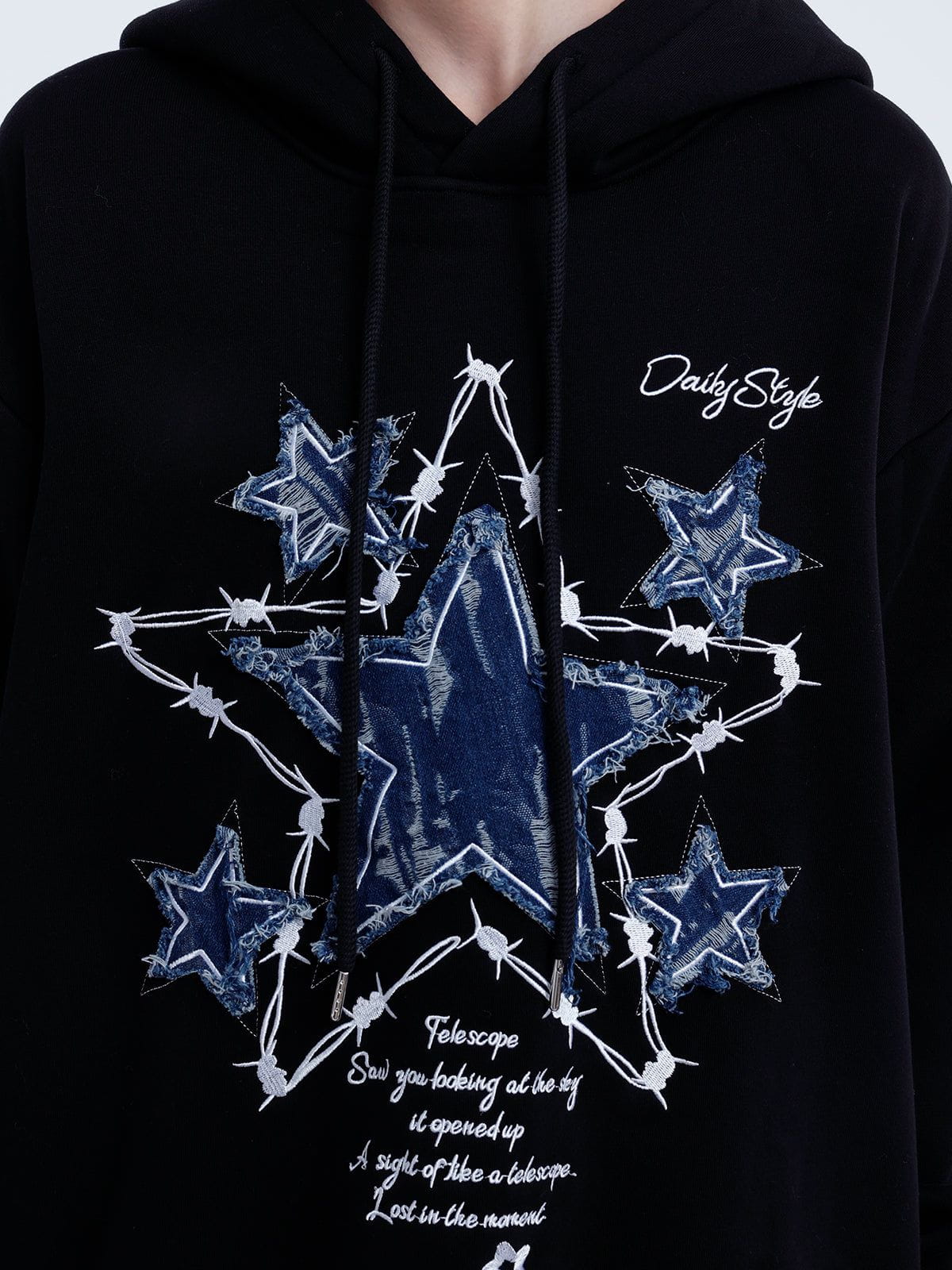 Aelfric Eden Star Applique Hoodie - Image 7