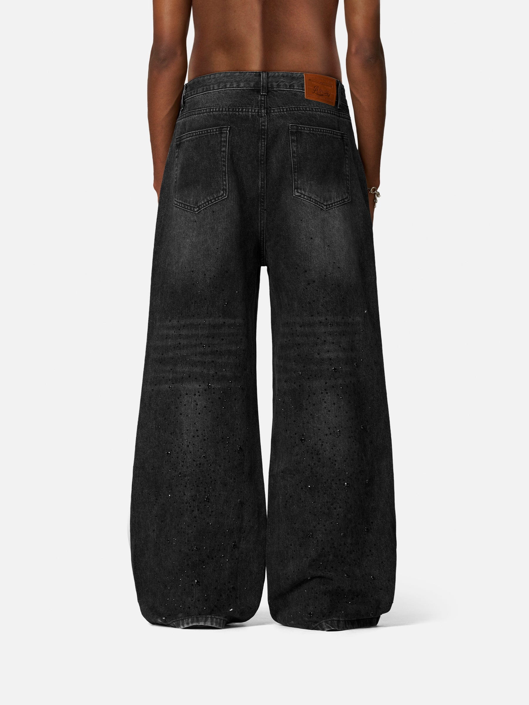 Aelfric Eden Rhinestone Baaggy Jeans - Image 5