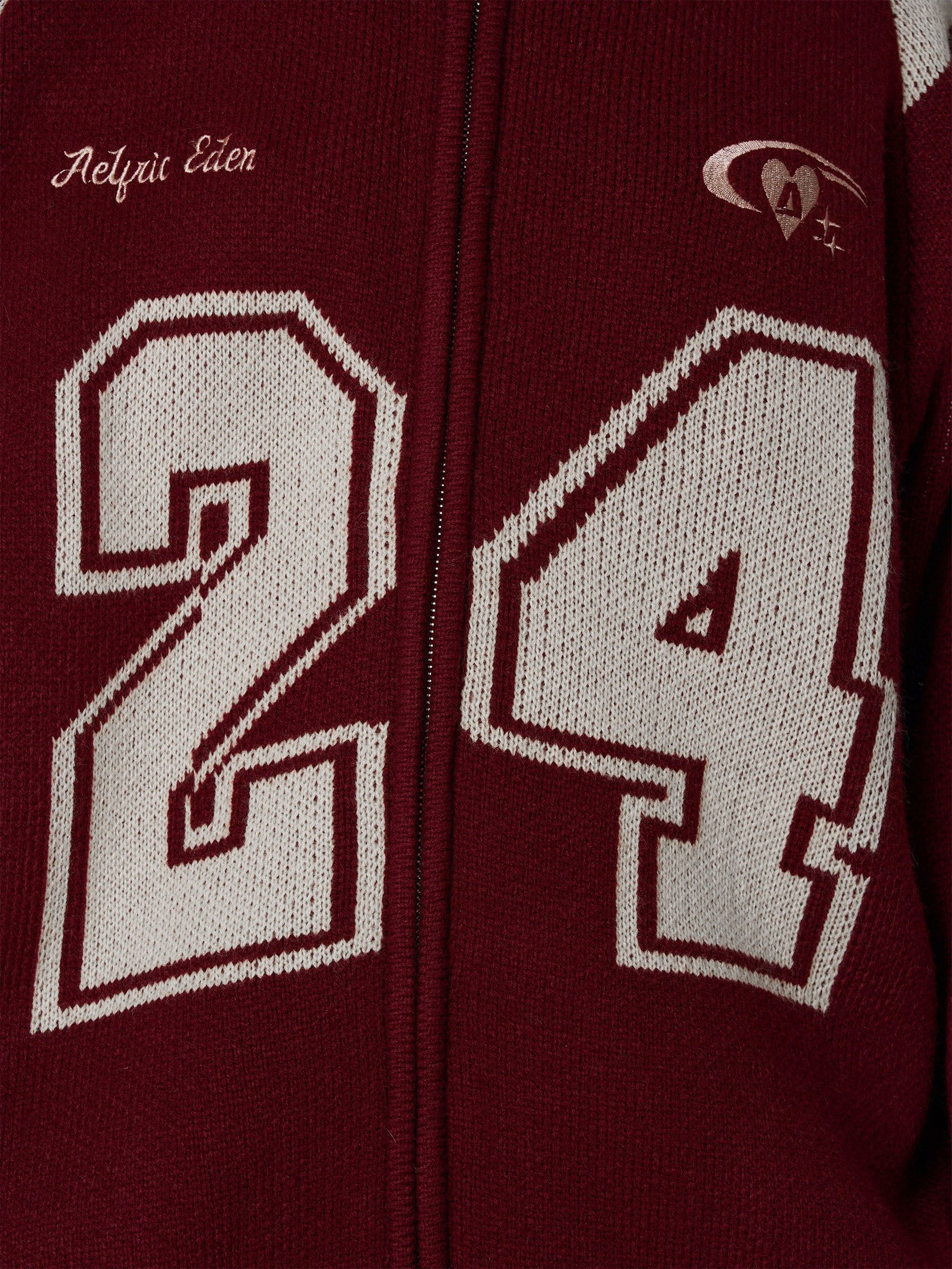 Aelfric Eden 24 Jacquard Zip Up Cardigan@alixnvl - Image 13