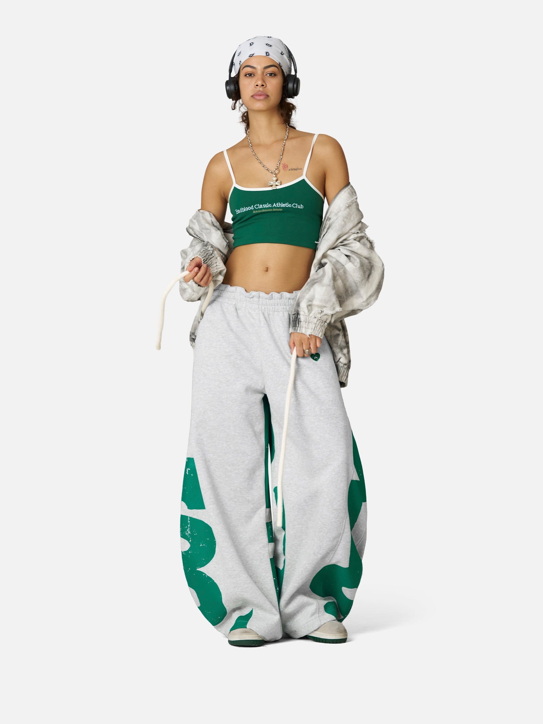 Aelfric Eden Graffiti Super Baaggy Barrel Sweatpants - Image 2