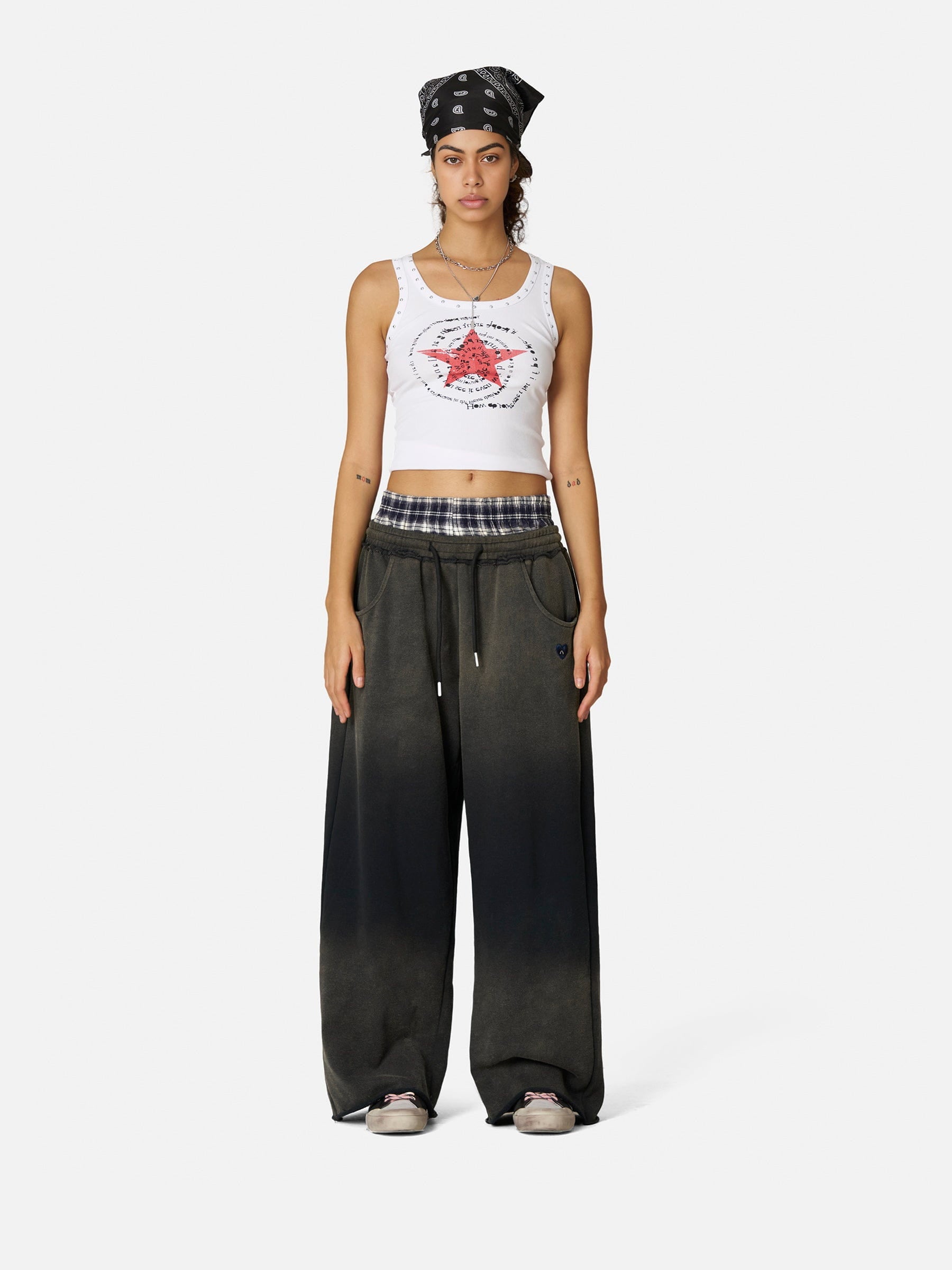 Aelfric Eden Double Waist Vintage Baaggy Sweatpants - Image 7