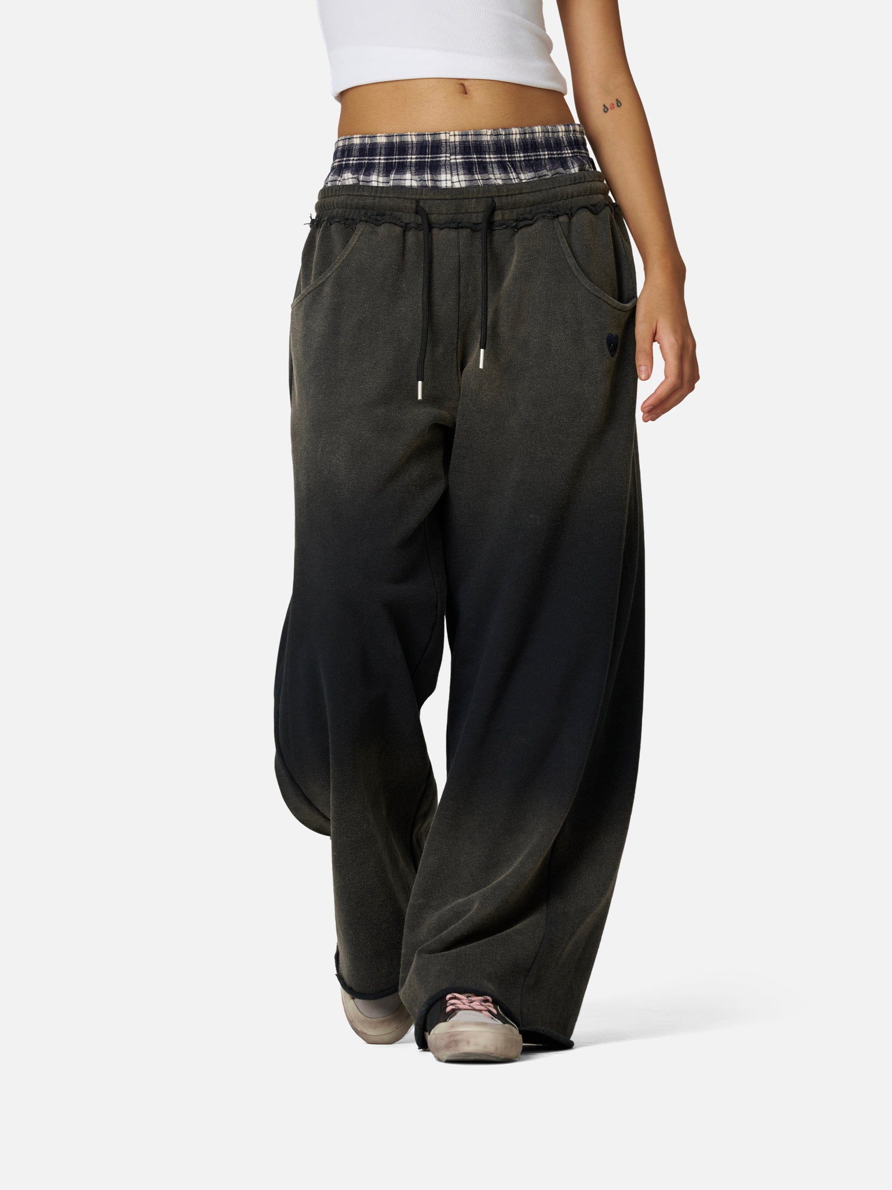 Aelfric Eden Double Waist Vintage Baaggy Sweatpants - Image 4