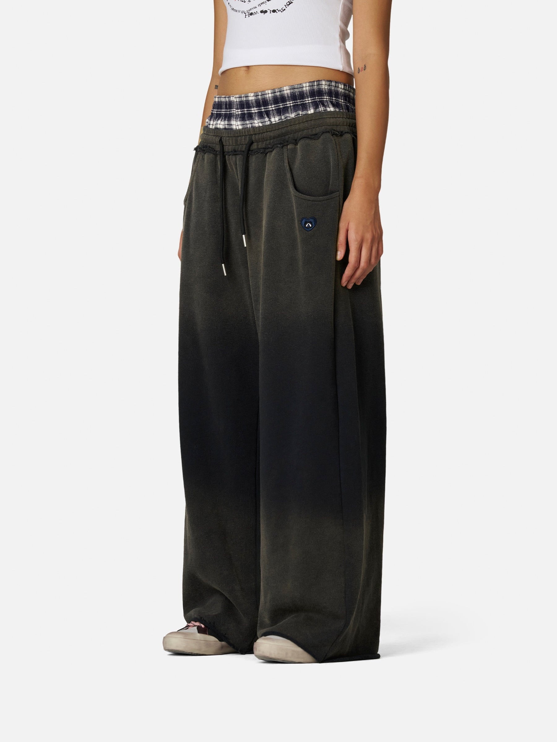 Aelfric Eden Double Waist Vintage Baaggy Sweatpants - Image 5