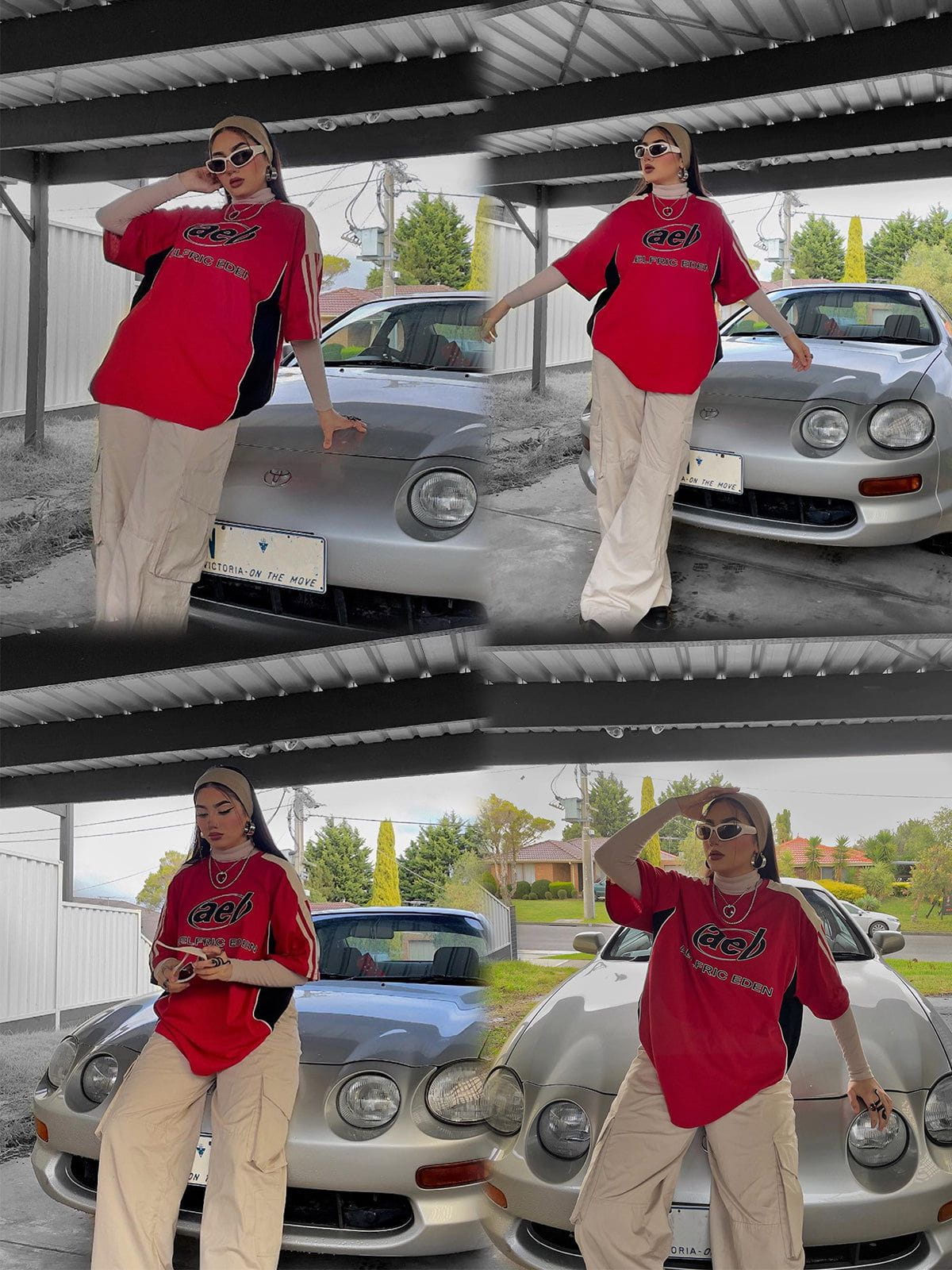 Aelfric Eden Color Block Speedway Tee - Image 4