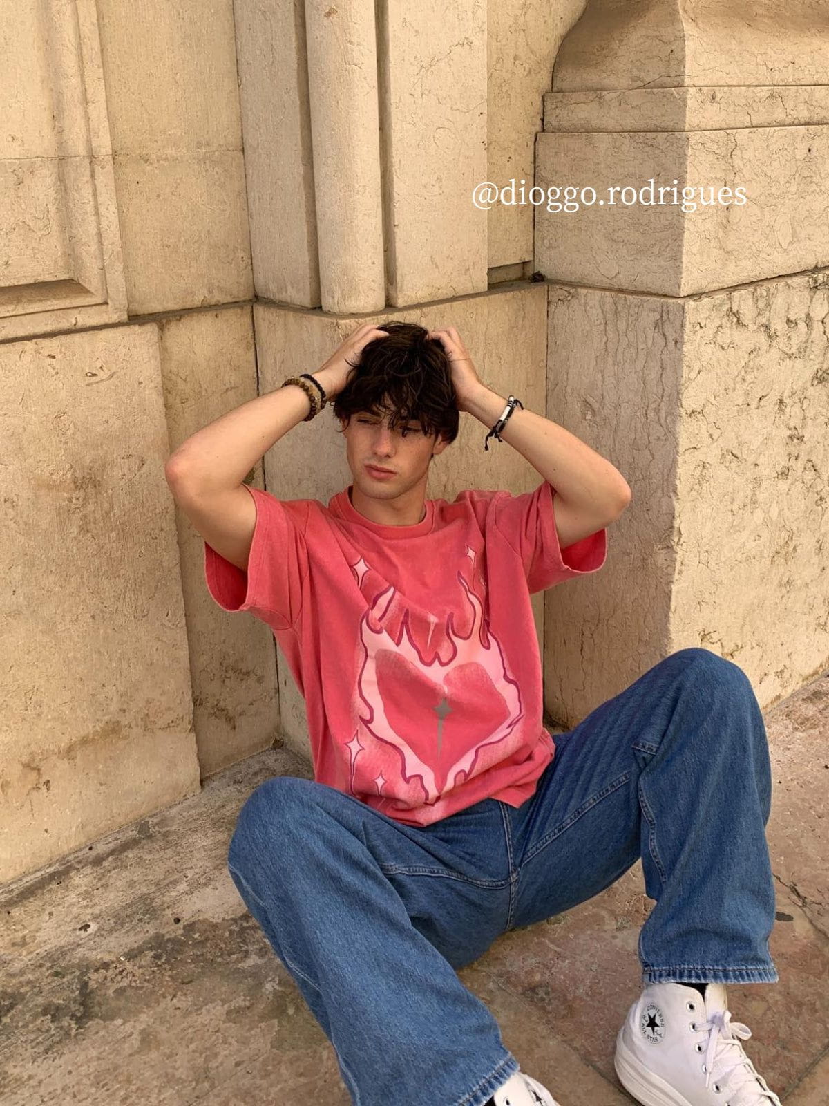 Aelfric Eden Heart Flame Graphic Tee - Image 5