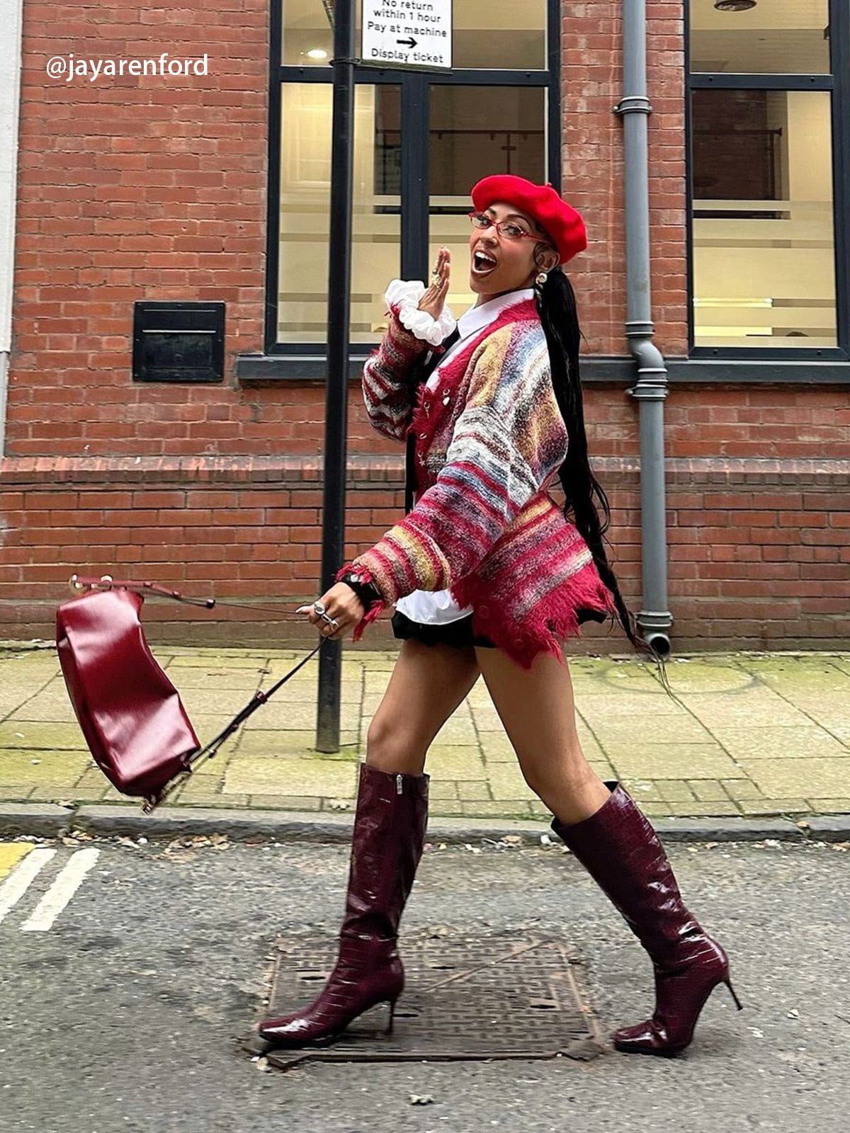 Aelfric Eden Fringe Stripe Cardigan - Image 3