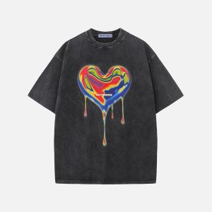 Aelfric Eden Thermal Imaging Heart Graphic Tee