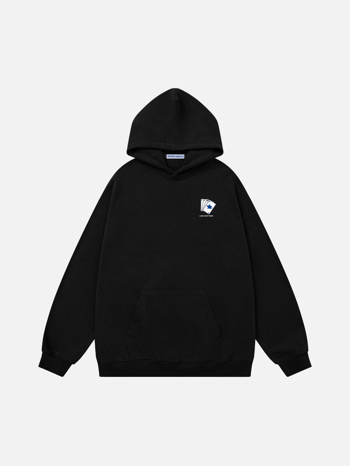 Aelfric Eden Star Playing Cards Graphic Pullover Hoodie - Image 2