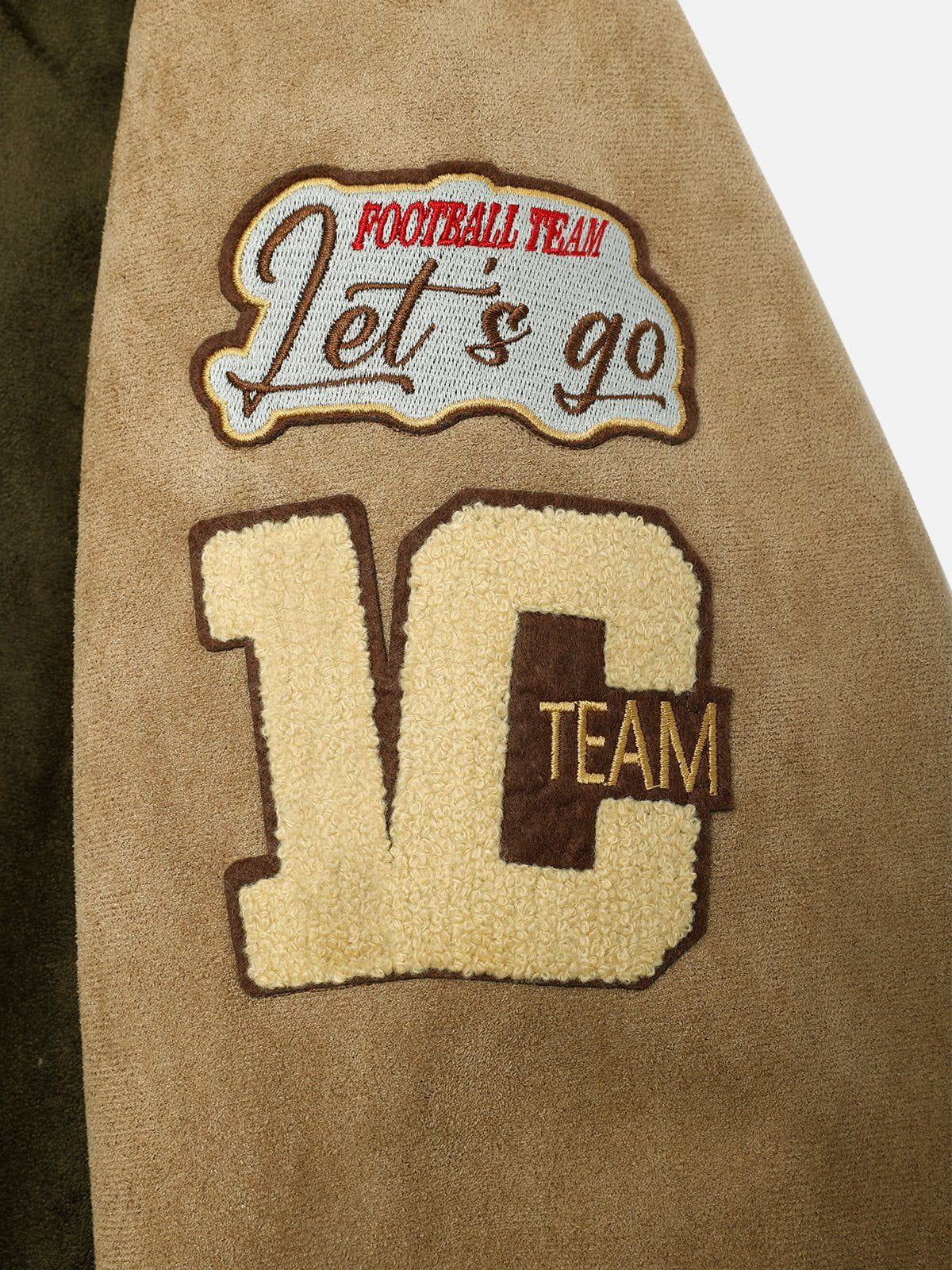 Aelfric Eden Suede Varsity Jacket - Image 8