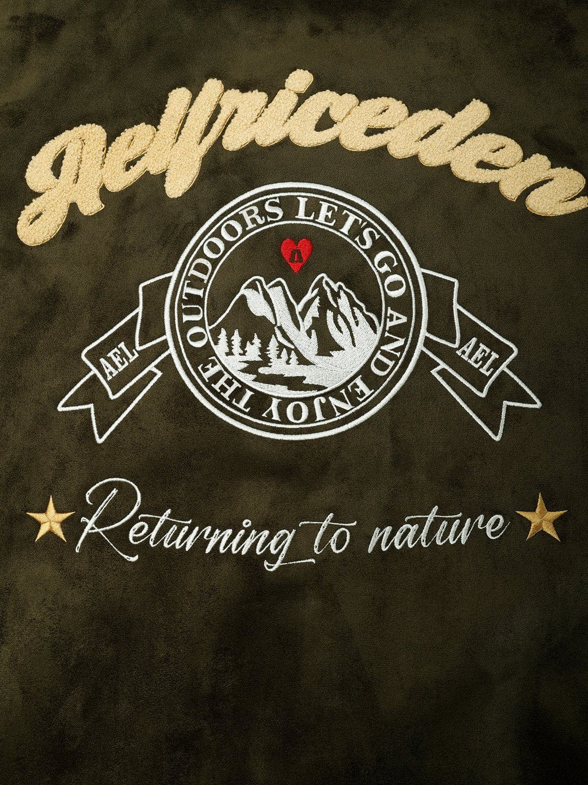 Aelfric Eden Suede Varsity Jacket - Image 6