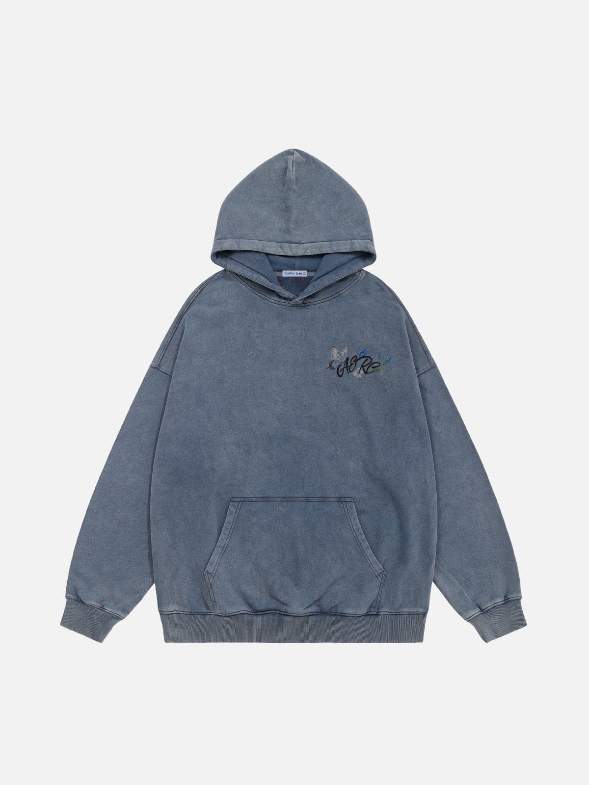 Aelfric Eden Floral Graphic Washed Hoodie - Image 2