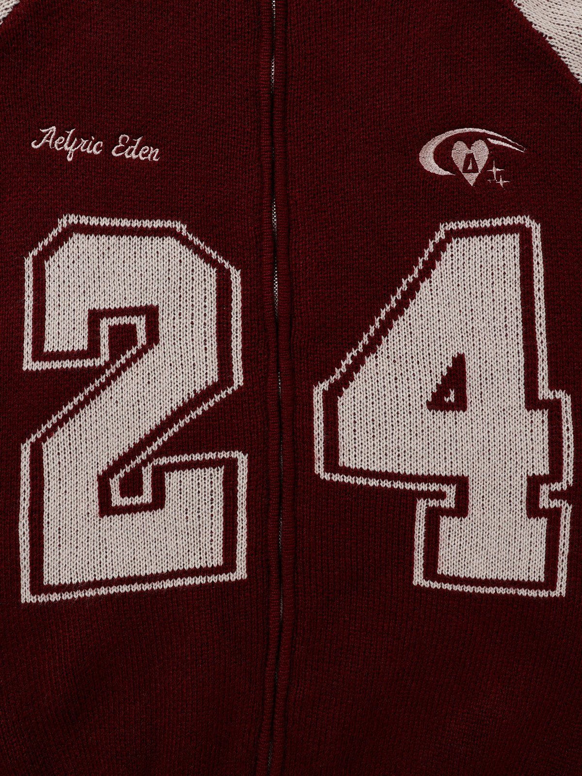 Aelfric Eden 24 Jacquard Zip Up Cardigan@alixnvl - Image 10