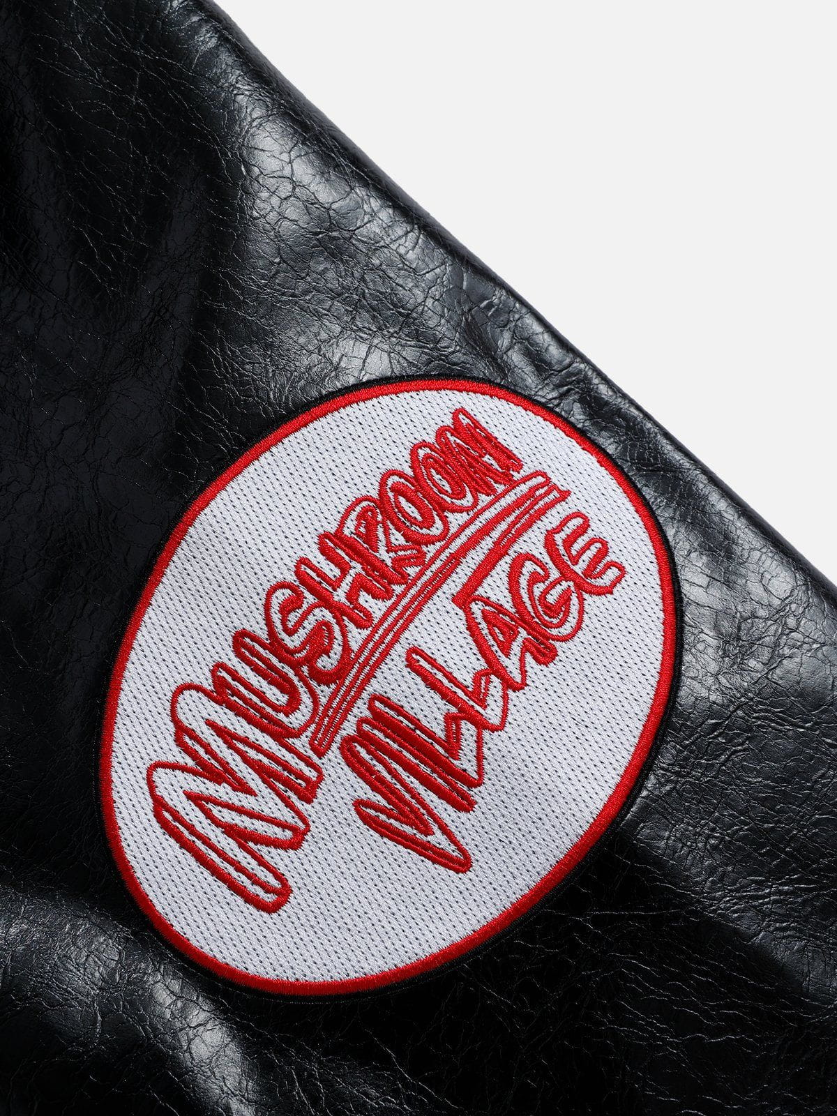 Aelfric Eden Color Block Hodded Varsity Jacket - Image 7