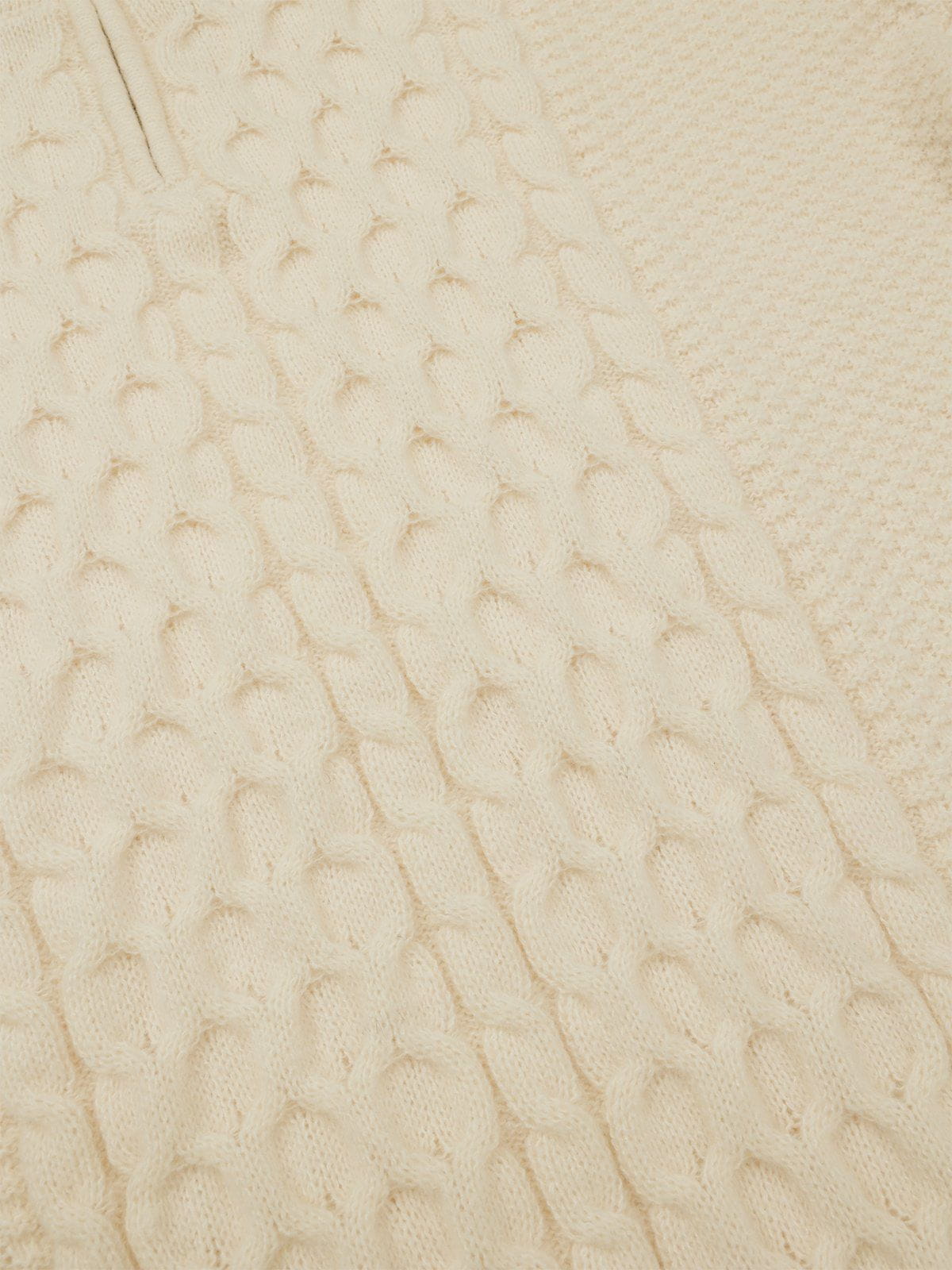 Aelfric Eden Retro 90s Half Zip Knit Sweater - Image 5