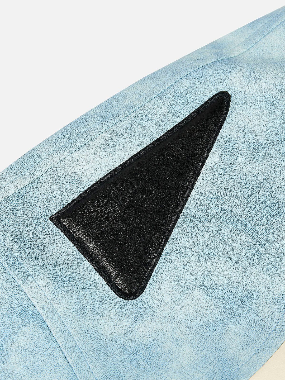 Aelfric Eden Faux Leather Moto Jacket - Image 3