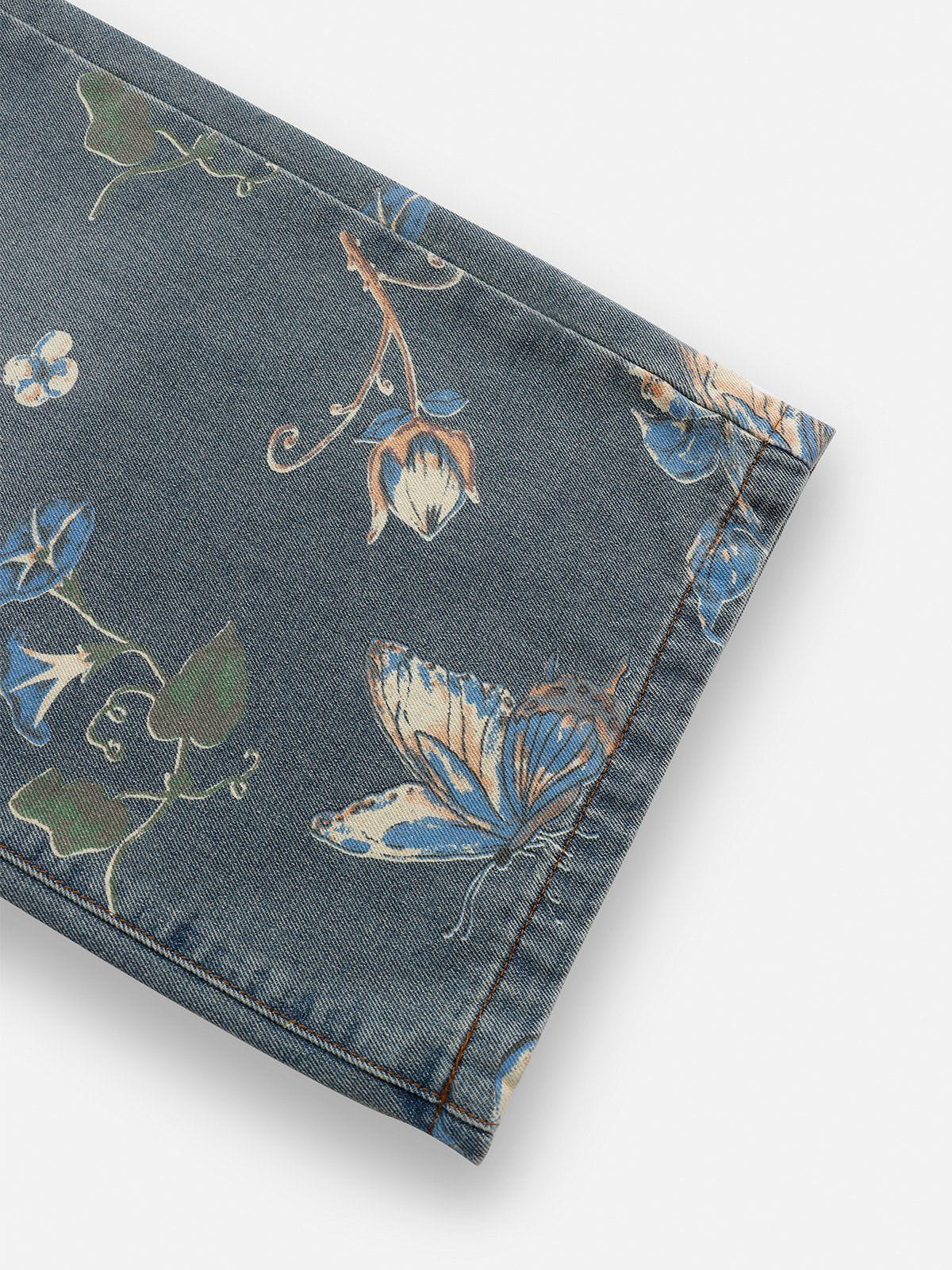 Aelfric Eden Floral Baaggy Jeans - Image 14