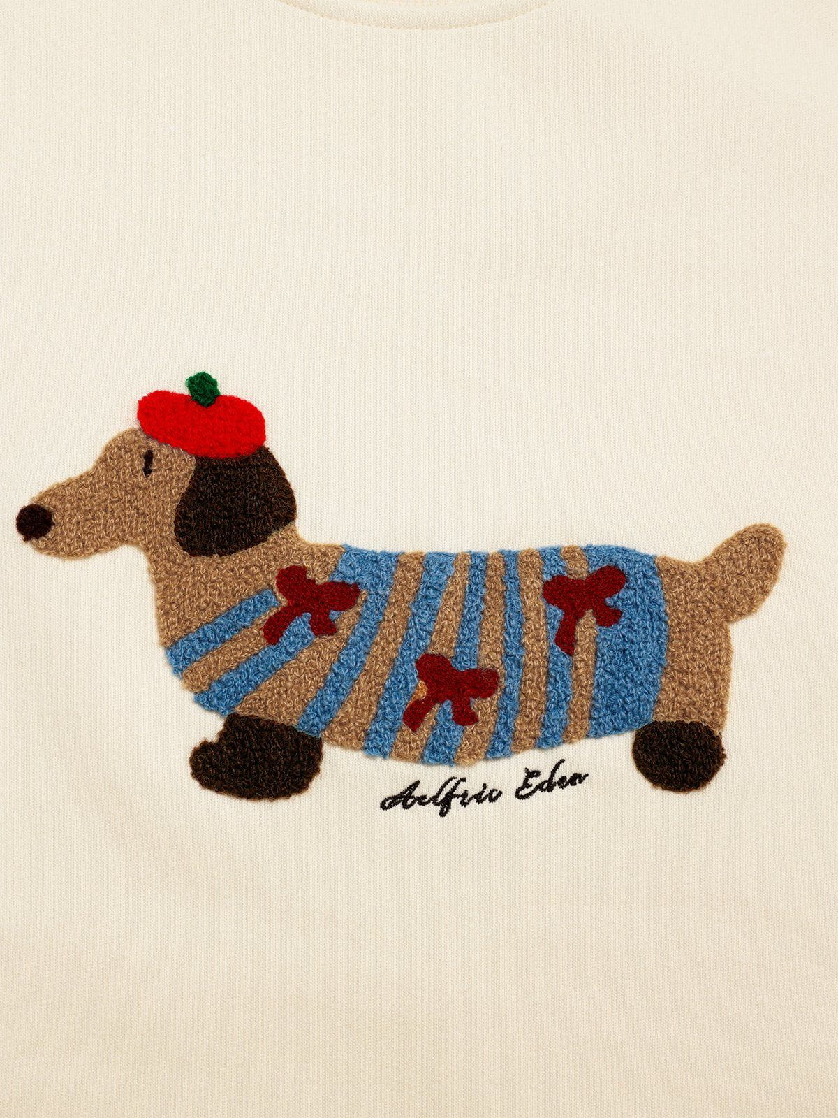 Aelfric Eden Cartoon Dachshund Sweatshirt - Image 4