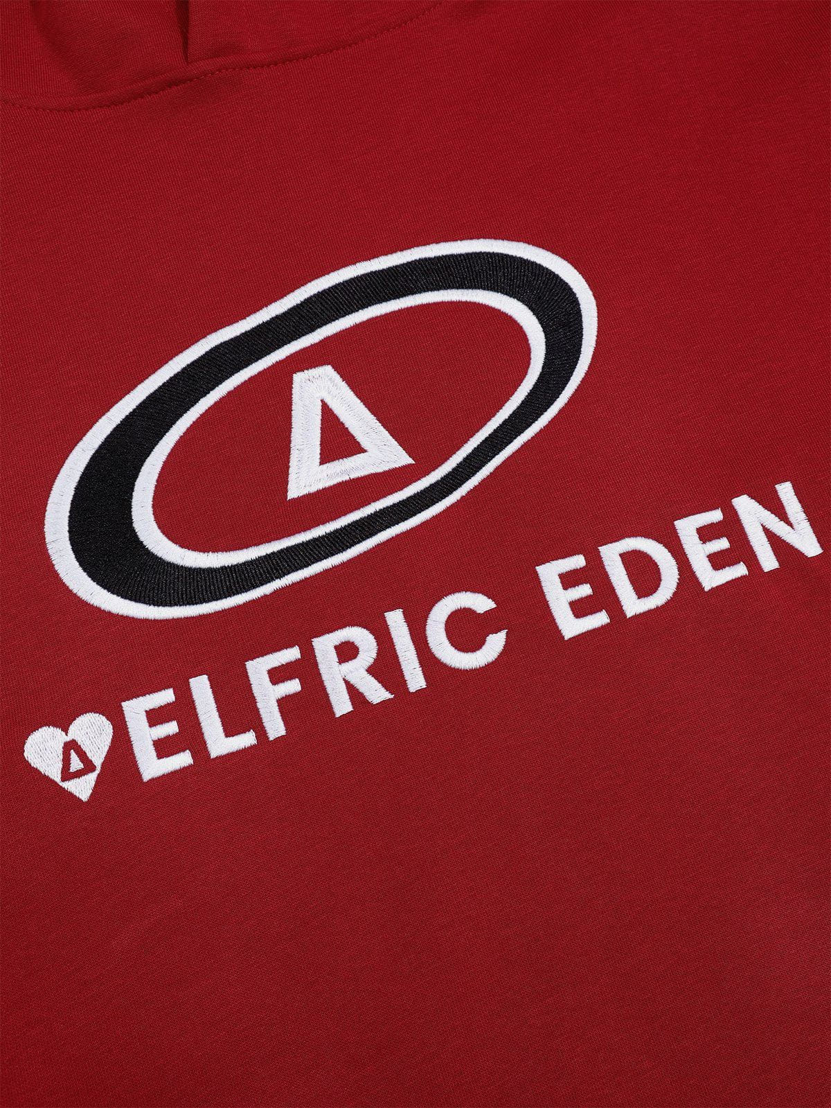 Aelfric Eden Color Blocking Embroidery Pullover Hoodie - Image 3