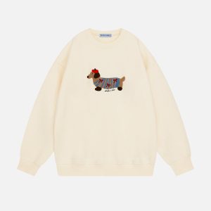Aelfric Eden Cartoon Dachshund Sweatshirt