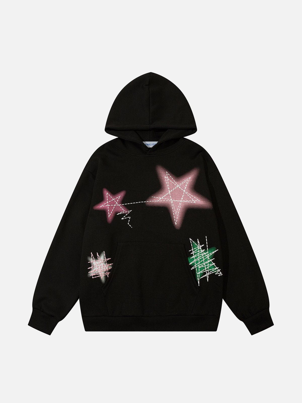 Aelfric Eden Graffiti Star Graphic Pullover Hoodie - Image 6