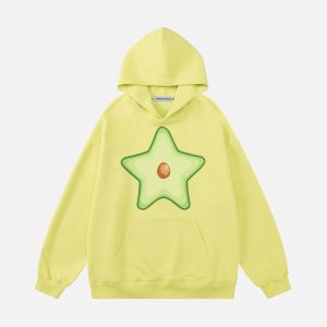 Aelfric Eden Avocado Eden Star Pullover Hoodie