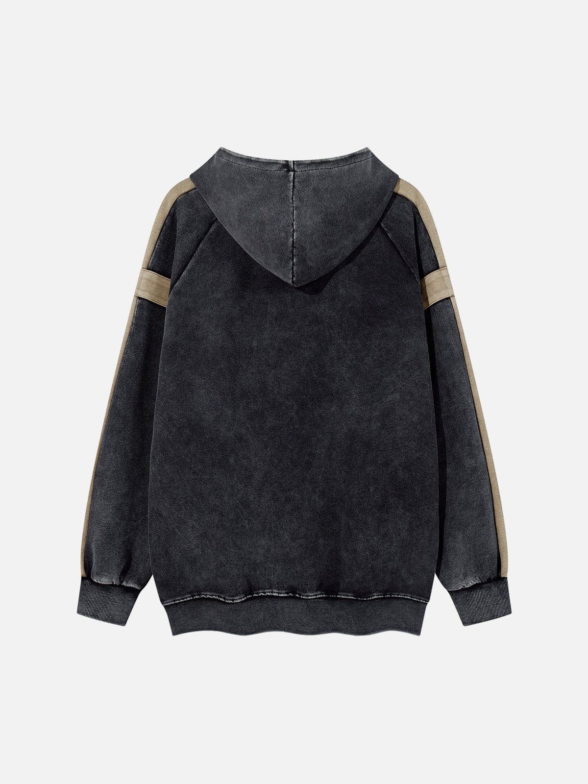 Aelfric Eden Color Blocking Washed Pullover Hoodie - Image 3