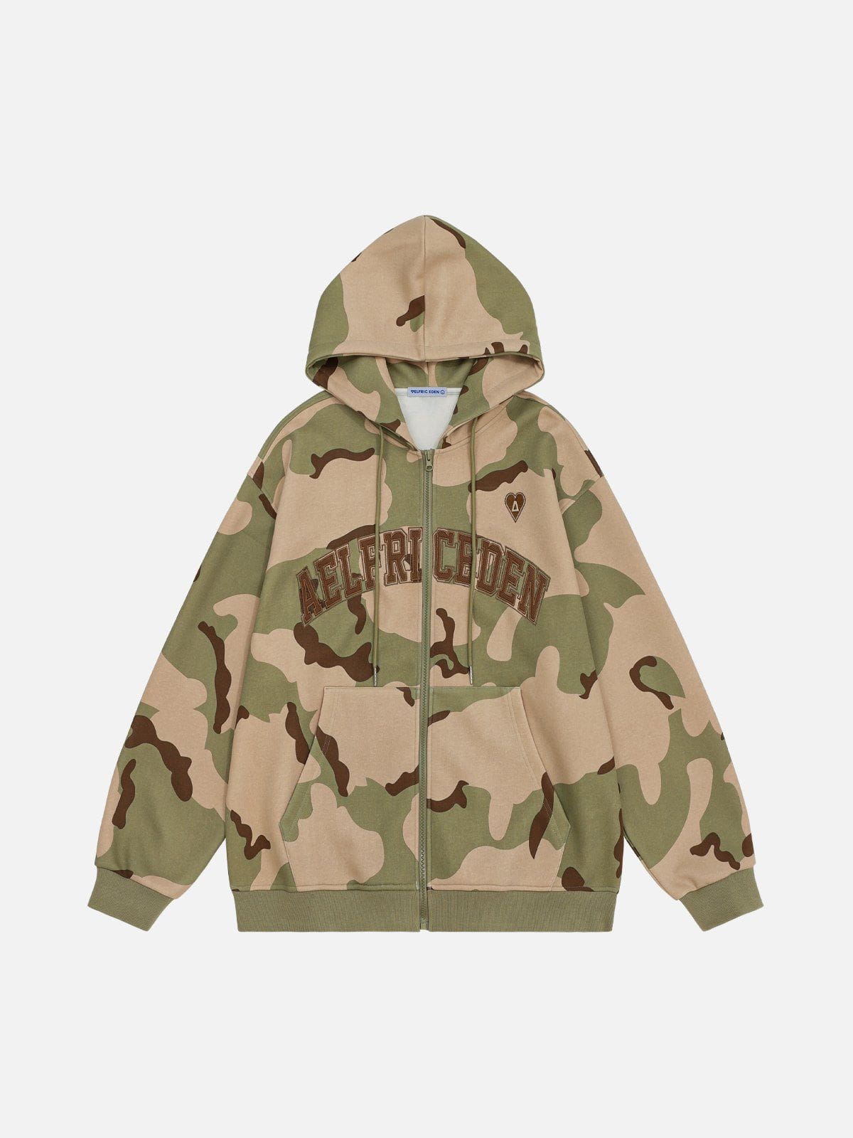 Aelfric Eden Camo Zip Up Hoodie
