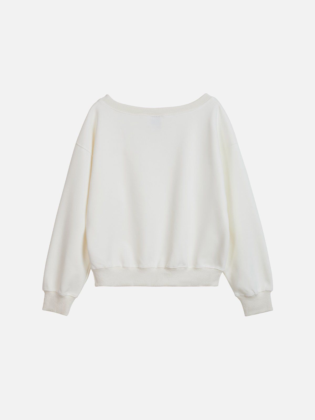 Aelfric Eden Heart Button Cropped Sweatshirt - Image 5