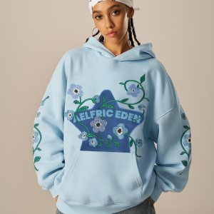 Aelfric Eden Beaded Floral Eden Star Pullover Hoodie
