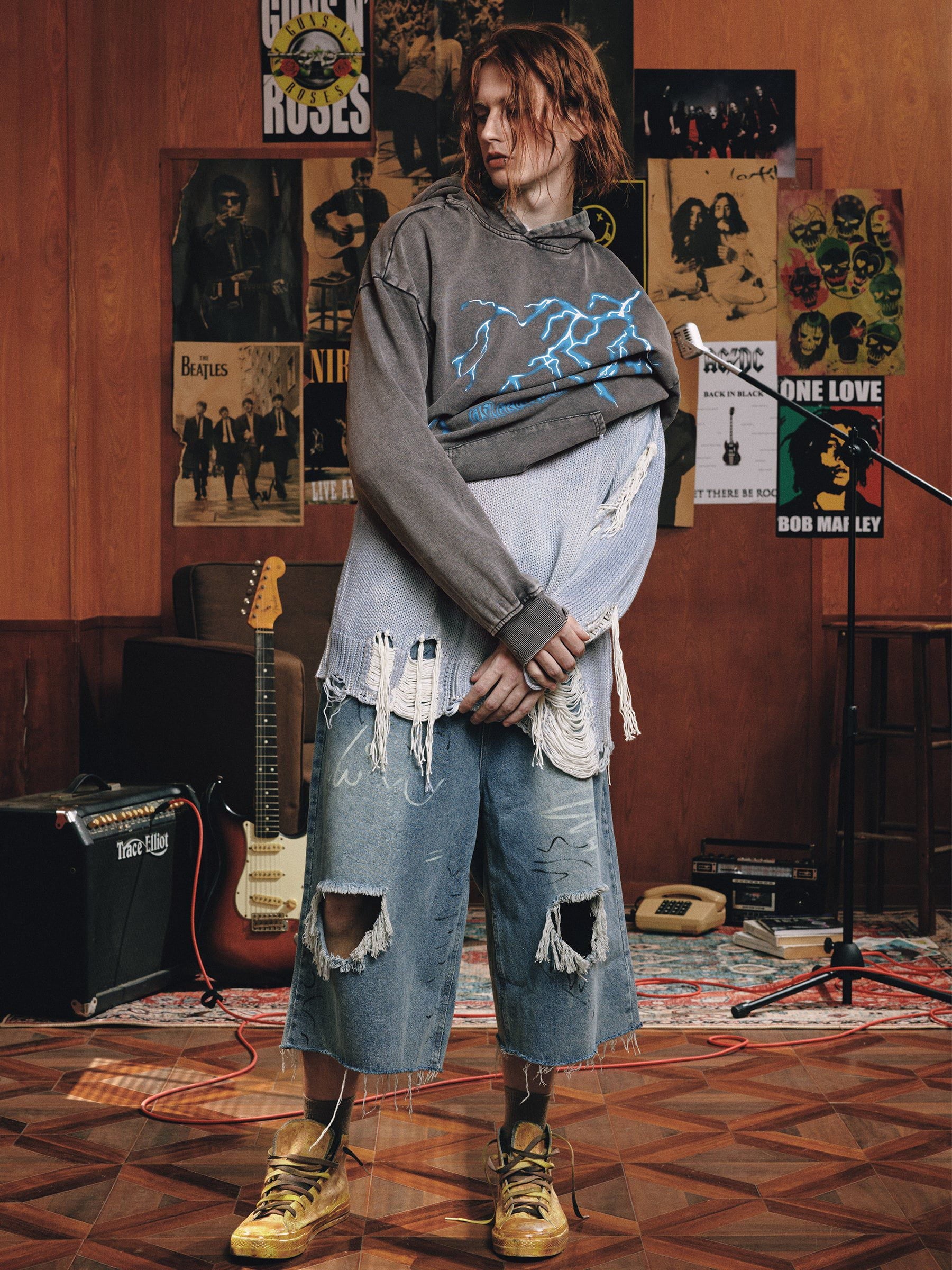 Aelfric Eden Lightning Graphic Hoodie - Image 3