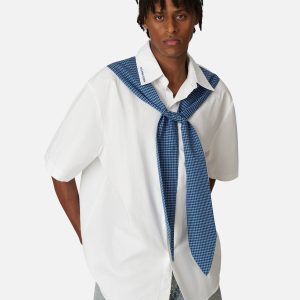 Aelfric Eden Plaid Necktie Shirt