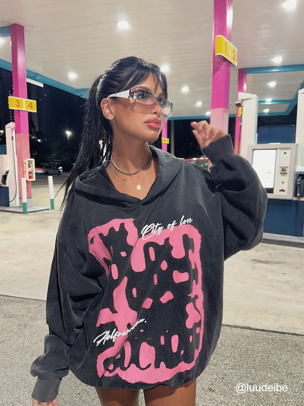 Aelfric Eden Abstraction Graphic Washed Hoodie - Image 11