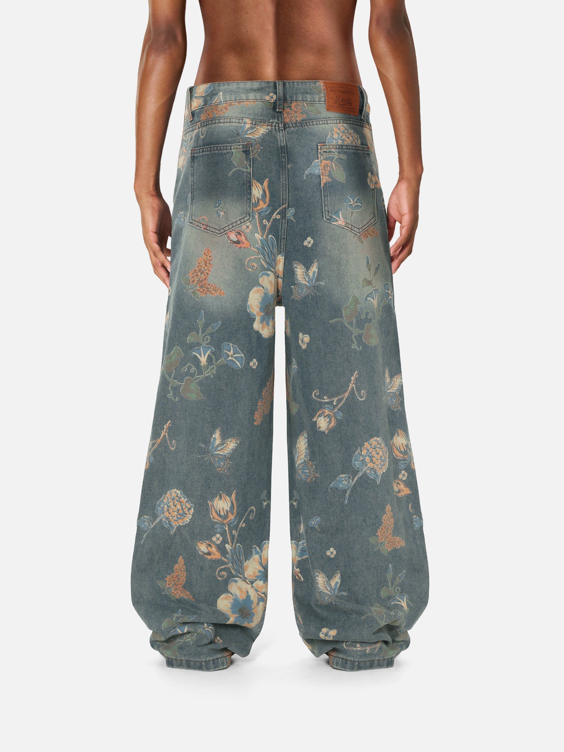 Aelfric Eden Floral Baaggy Jeans - Image 5
