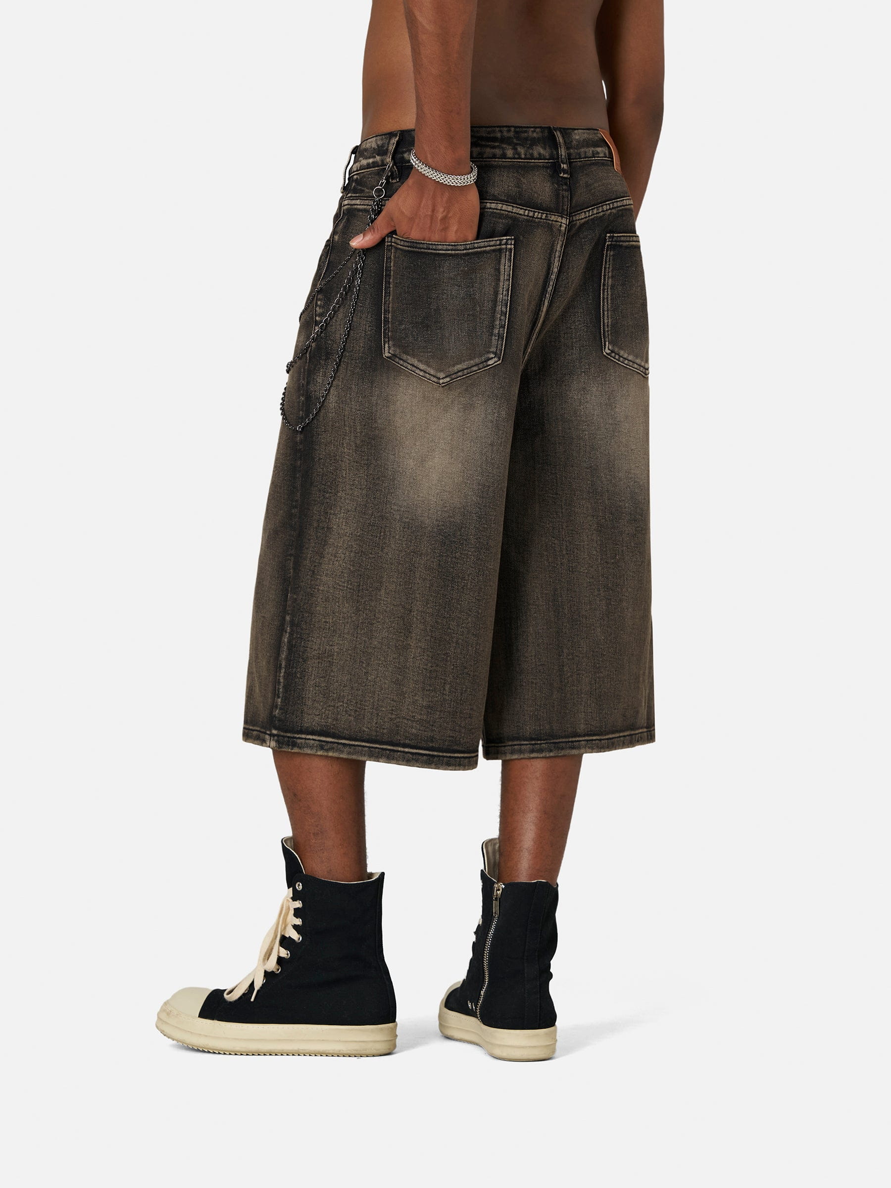 Aelfric Eden Vintage Washed Longline Jorts - Image 7