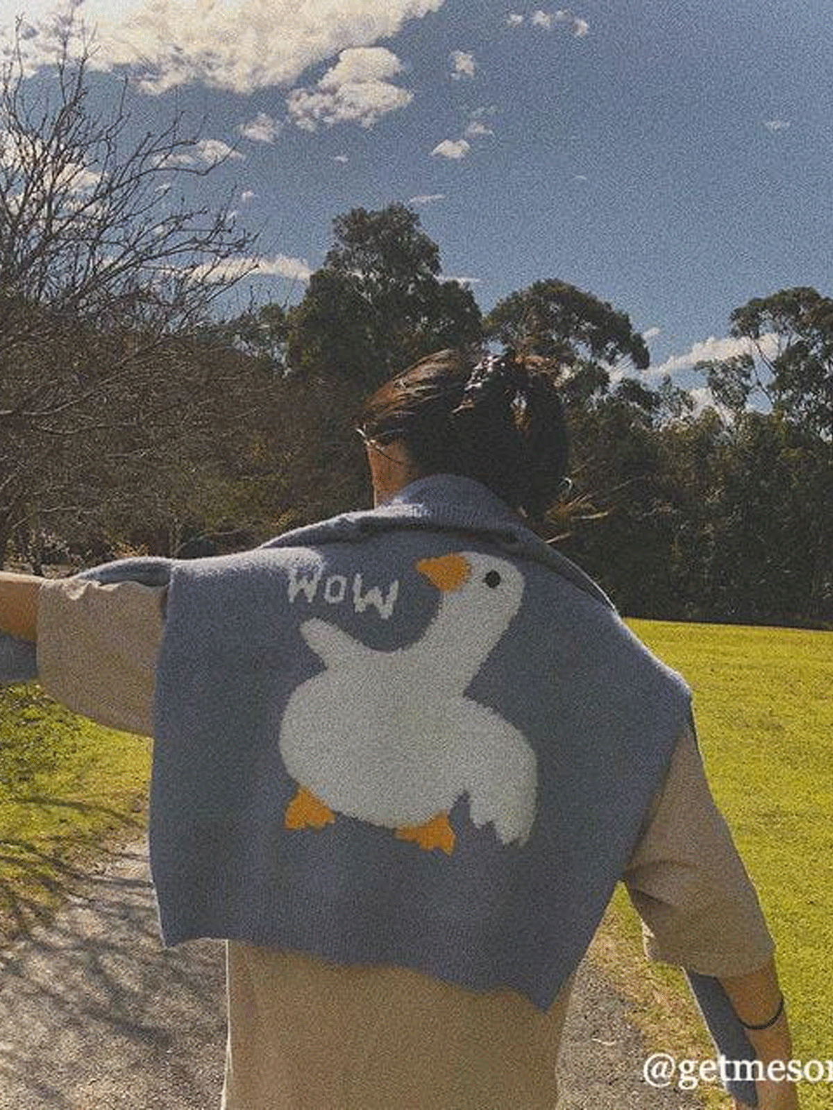 Aelfric Eden Wow Goose Graphic Sweater - Image 2