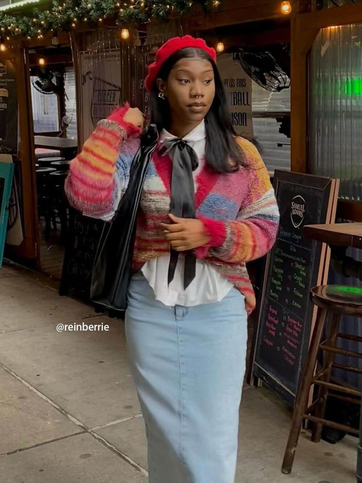 Aelfric Eden Fringe Stripe Cardigan - Image 4