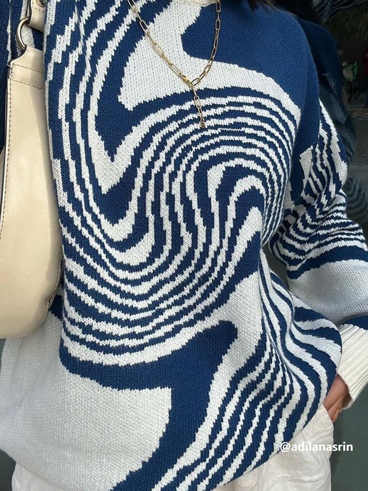 Aelfric Eden Whirlpool Knit Sweater - Image 3