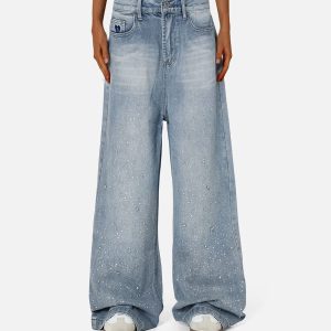 Aelfric Eden Rhinestone Baggy Jeans