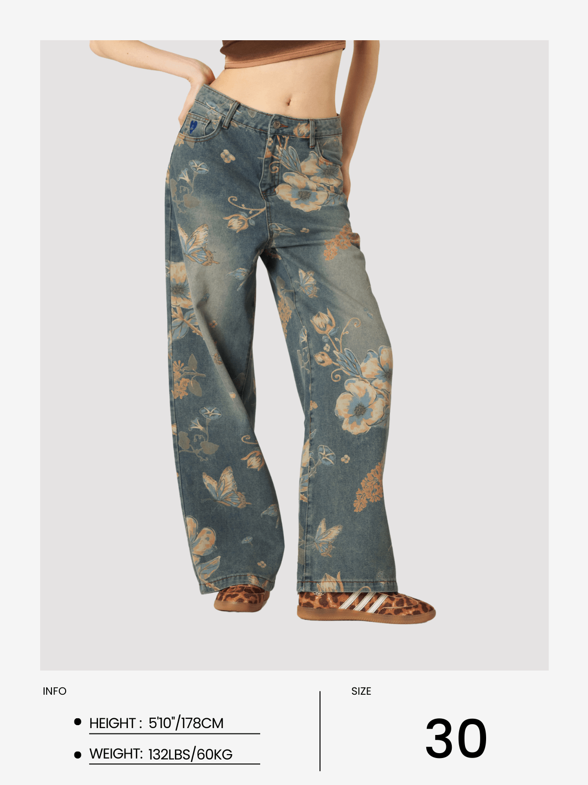 Aelfric Eden Floral Baaggy Jeans - Image 18