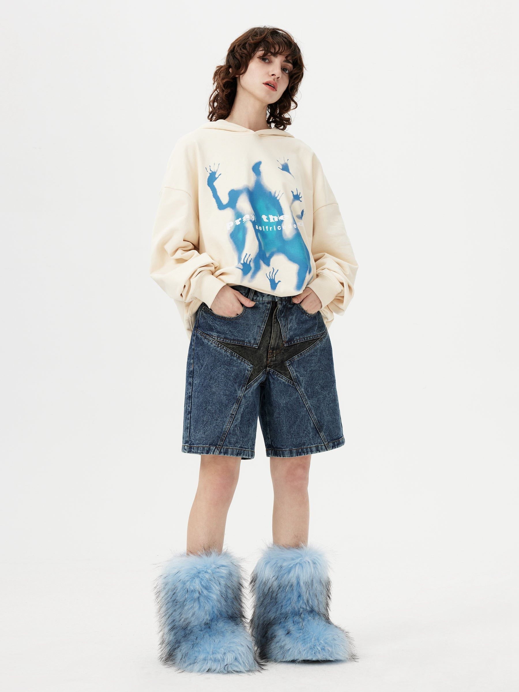 Aelfric Eden Star Patchwork Jorts - Image 2