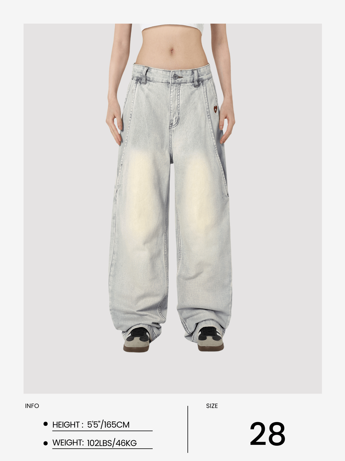 Aelfric Eden Washed Baaggy Jeans - Image 7